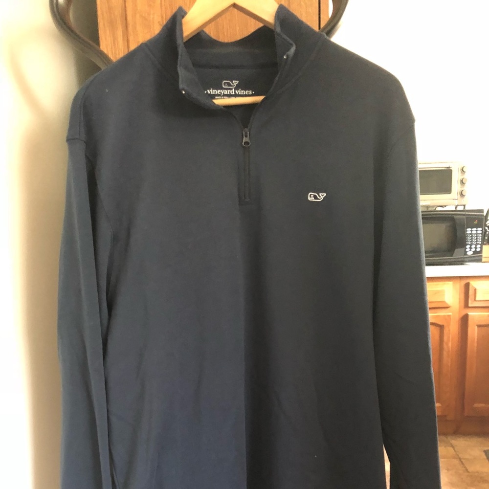 Vineyard Vines 1/4 Zip Navy Blue